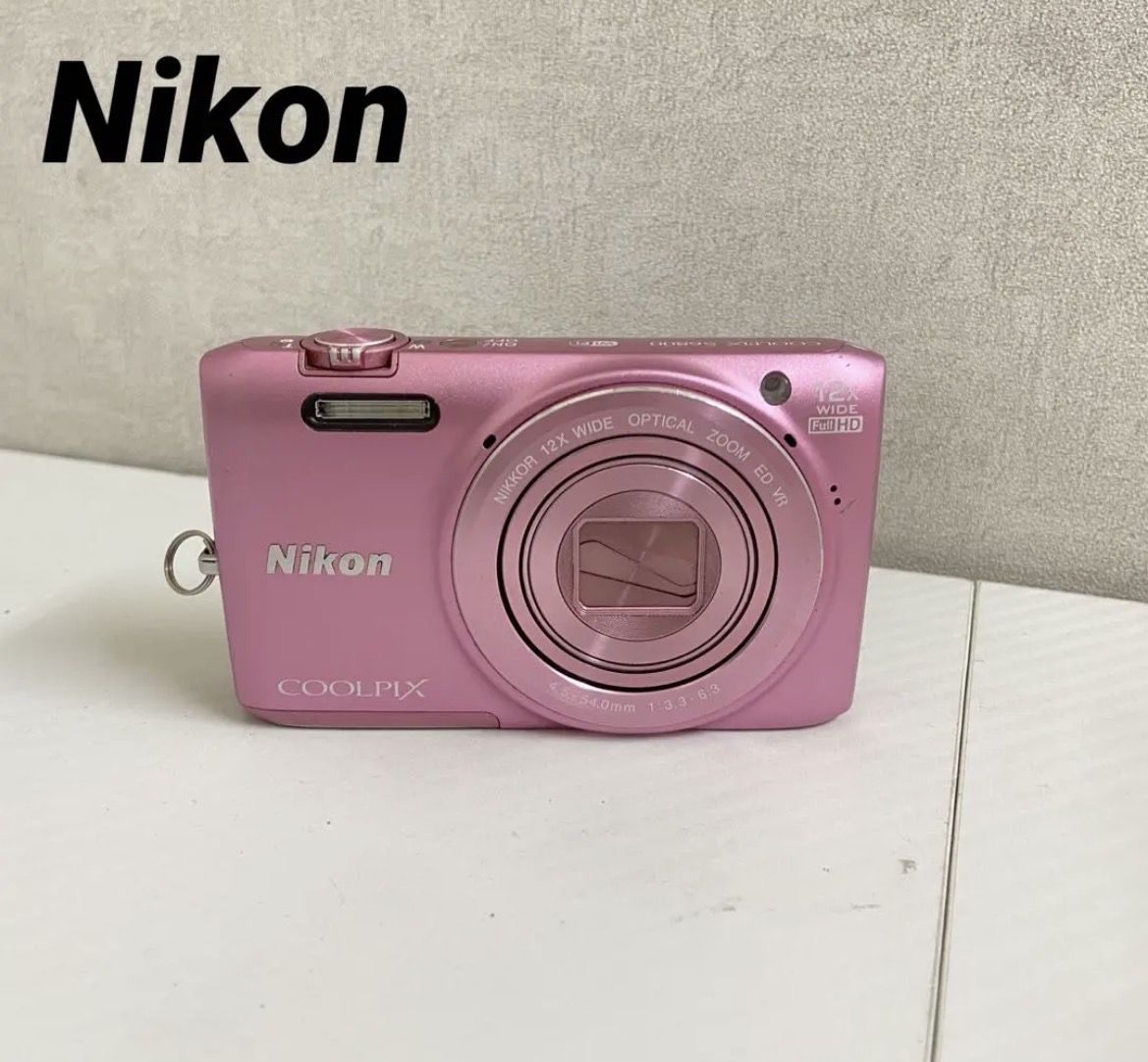 名古屋　港区　Nikon ニコン　COOLPIX S6800 デジタルカメラ　ピンク　動作品　リサイクルショップ　買取　シンプー