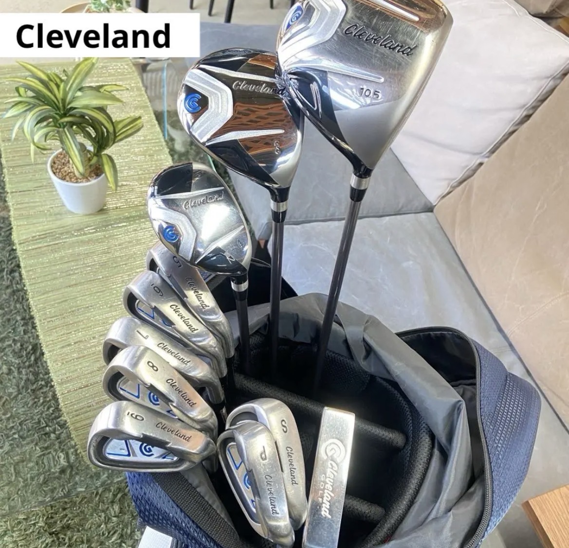 名古屋　北区　Cleveland ゴルフクラブセット　キャディバッグ付き　メンズ　リサイクルショップ　買取　シンプー