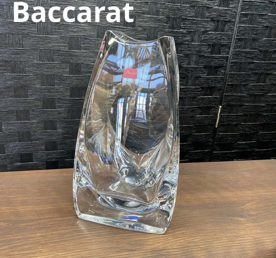 名古屋　北区　Baccarat バカラ　フラワーベース　花瓶　マサイ　リサイクルショップ　買取　シンプー