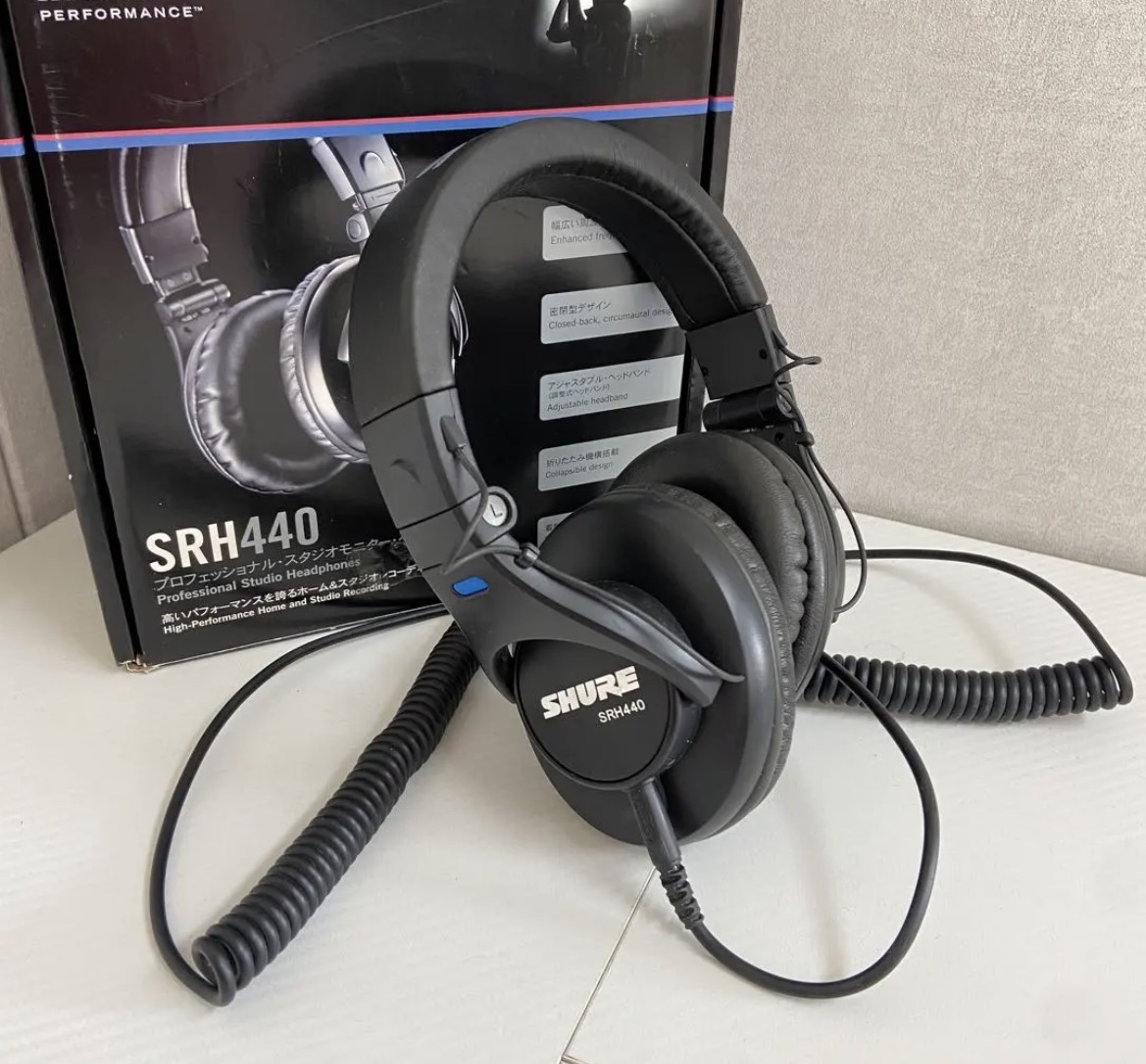 名古屋　南区　SHURE SRH440 プロフェッショナル・スタジオモニター・ヘッドホン　リサイクルショップ　買取　シンプー